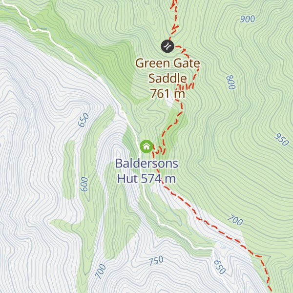 Map of Baldersons Hut