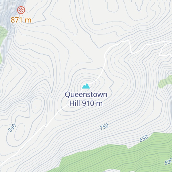 Map of Queenstown Hill