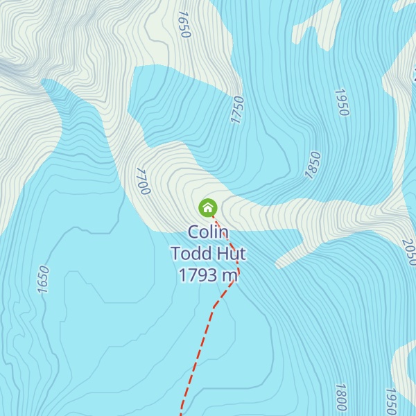 Map of Colin Todd Hut