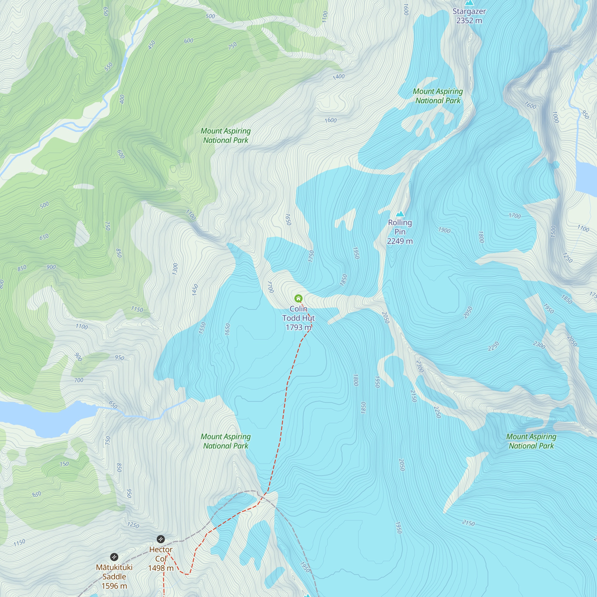 Colin Todd Hut map