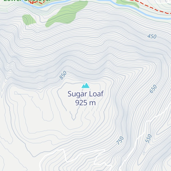 Map of Sugar Loaf
