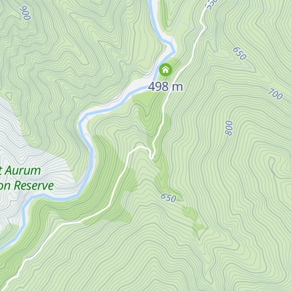 Map of Peats Hut