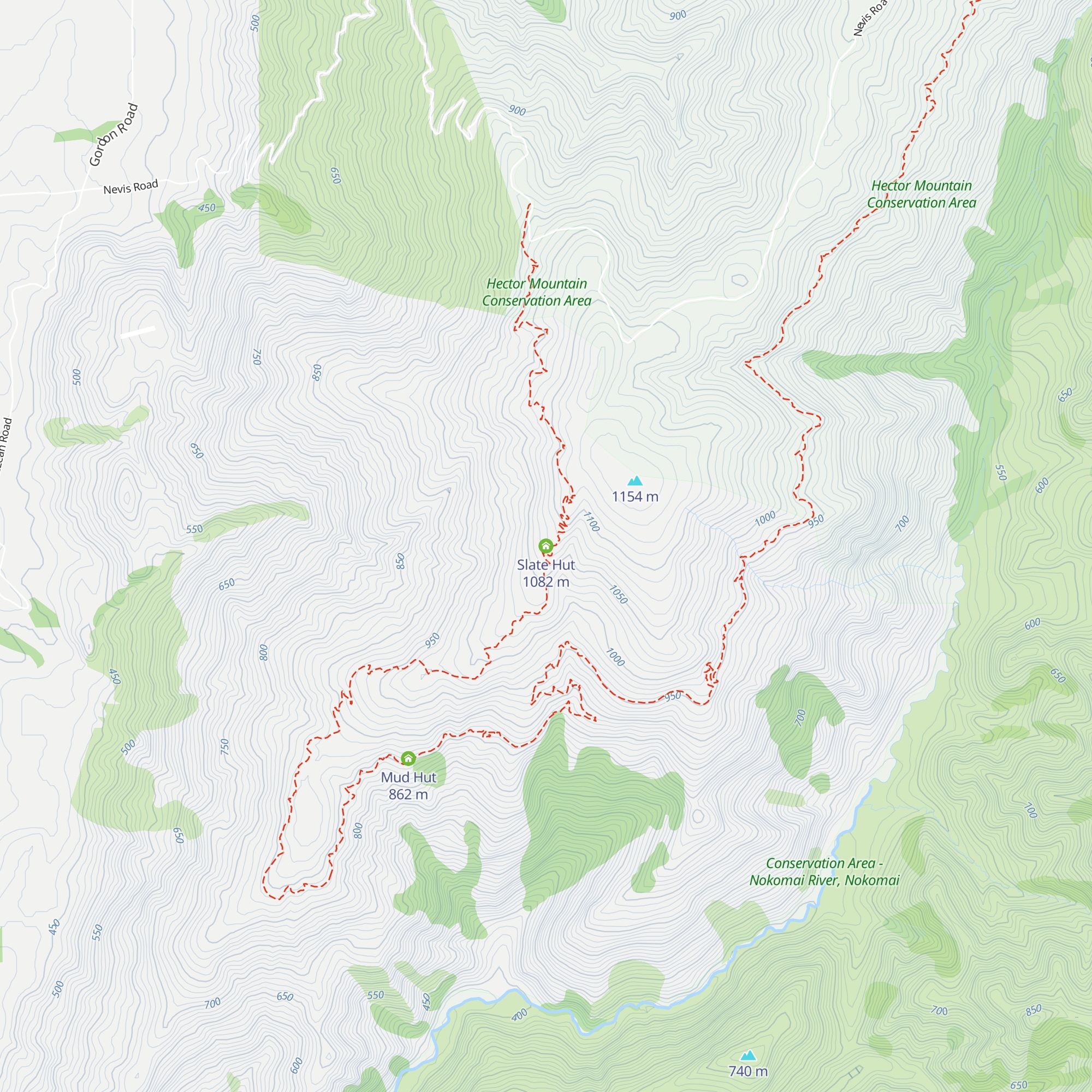 Slate Hut map