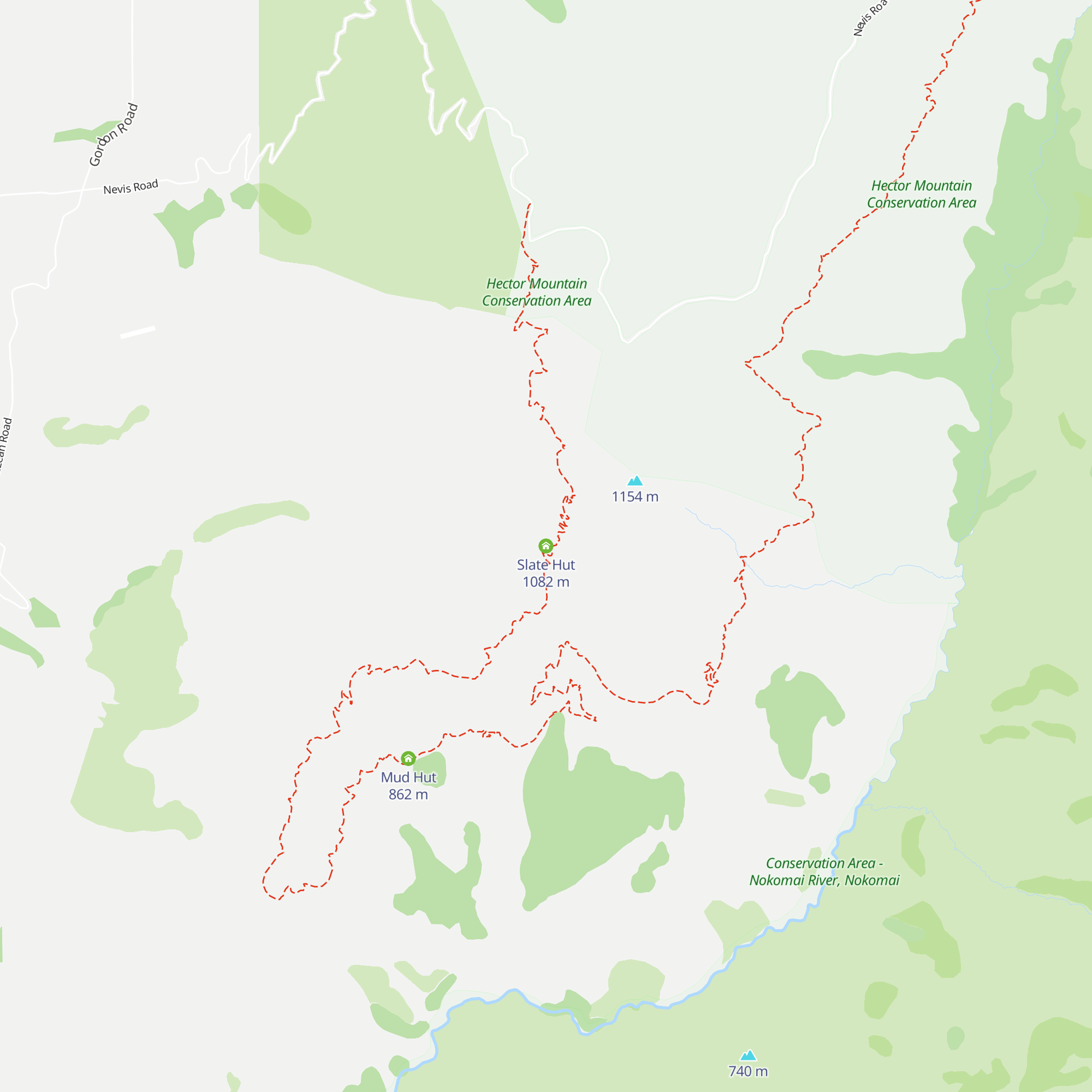 Slate Hut map