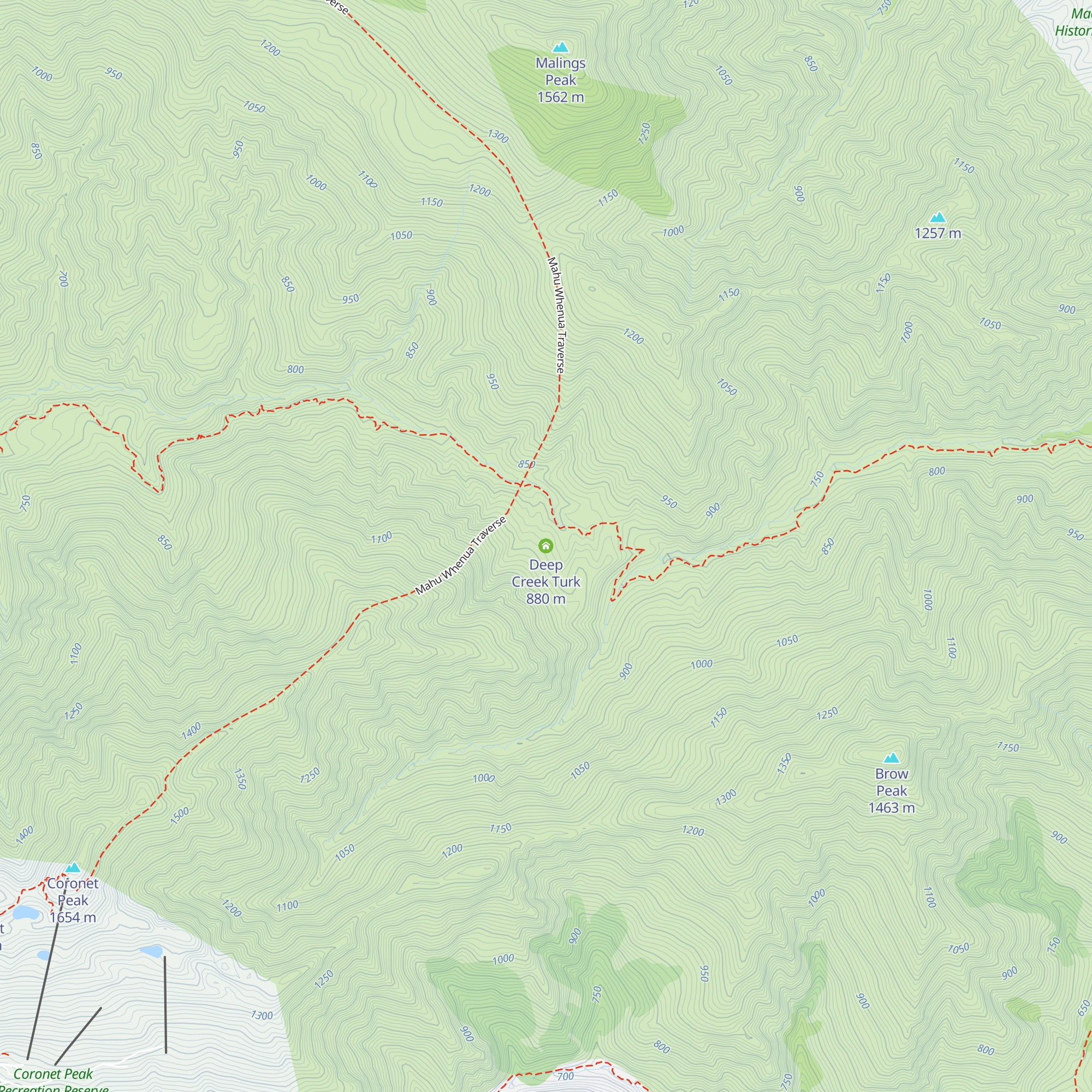 Deep Creek Turk map