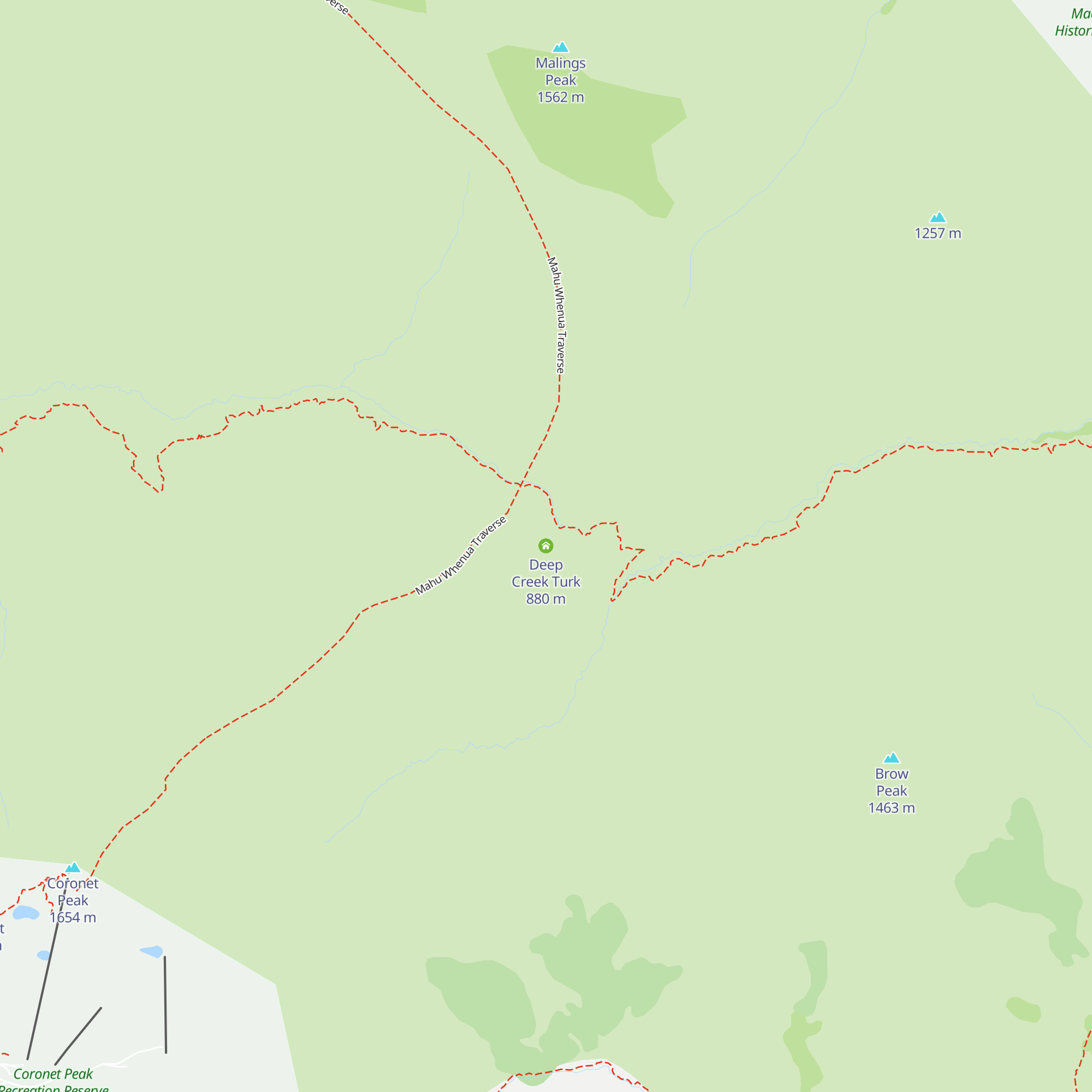 Deep Creek Turk map
