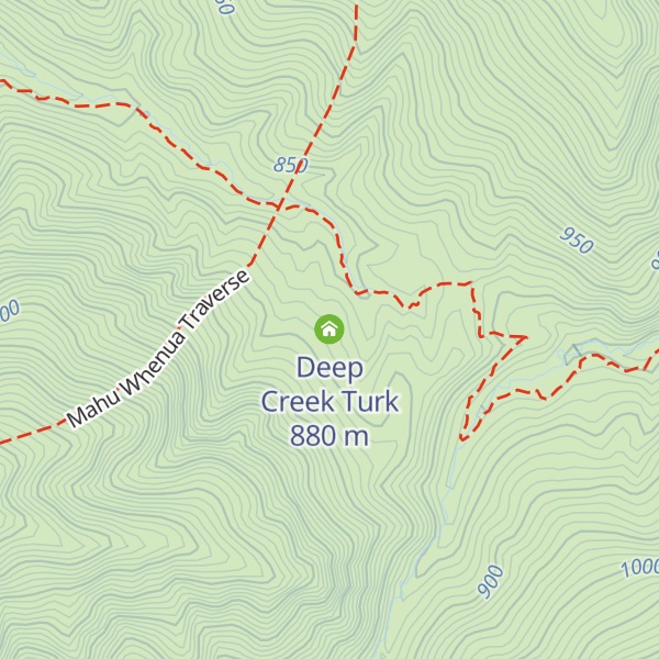 Map of Deep Creek Turk