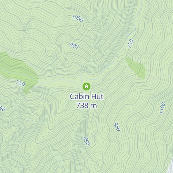 Map of Cabin Hut