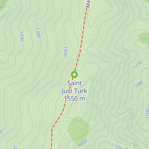 Map of Saint Just Turk