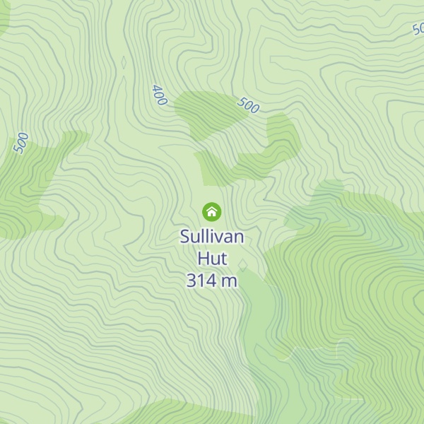 Map of Sullivan Hut