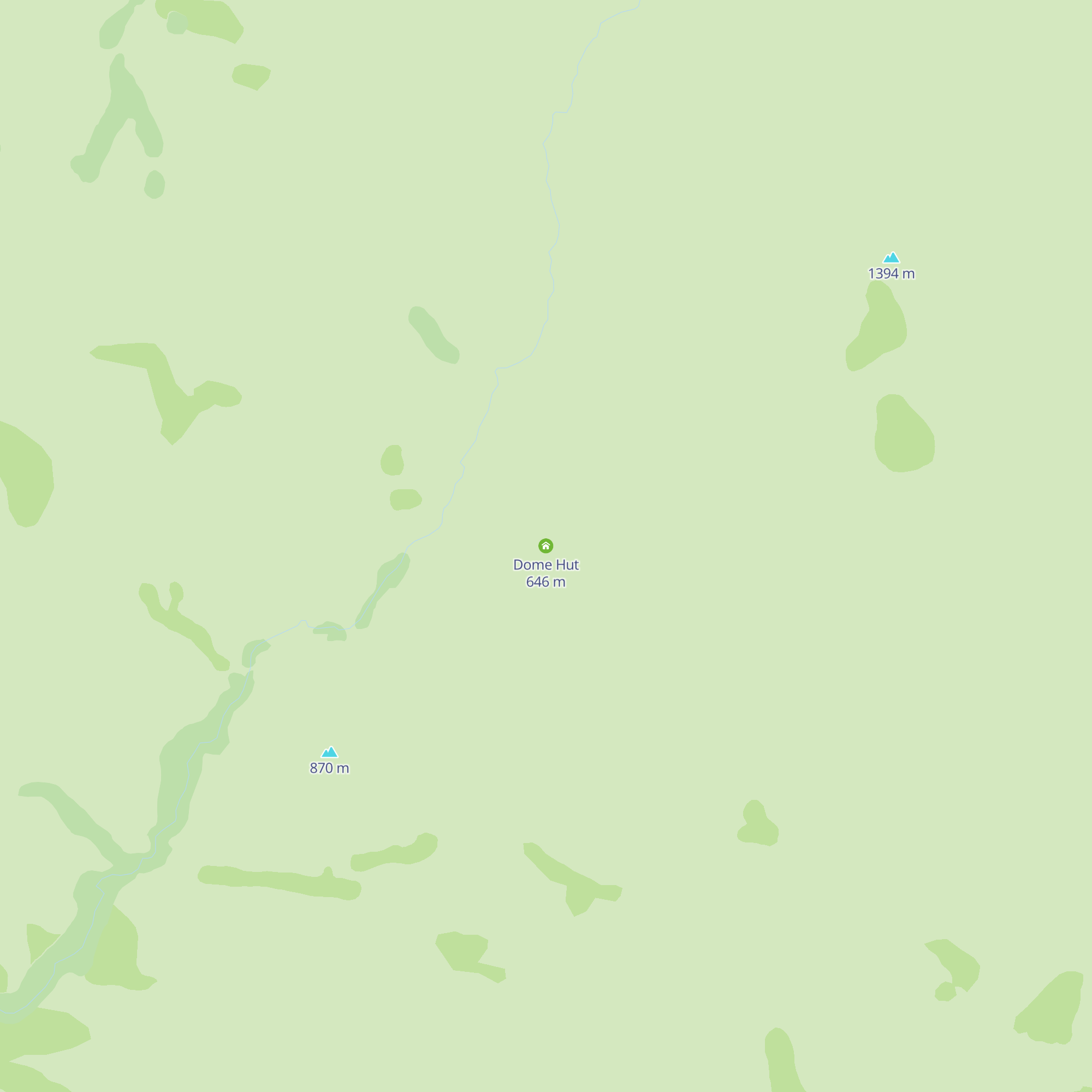 Dome Hut map