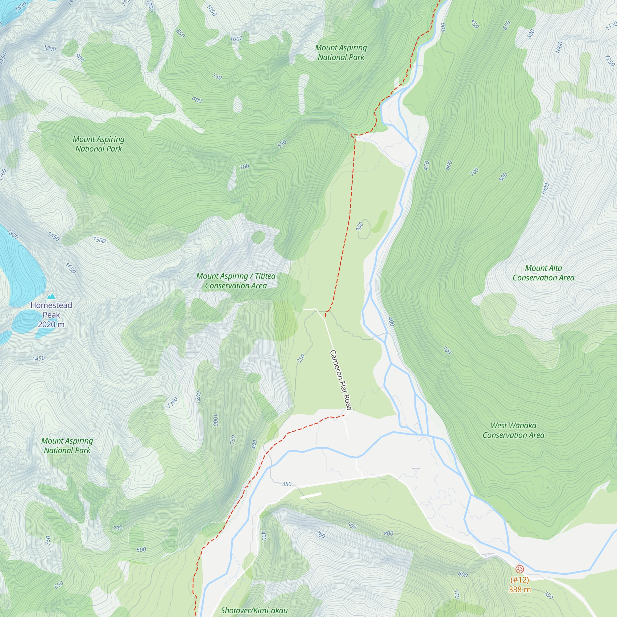 Tititea Lodge map