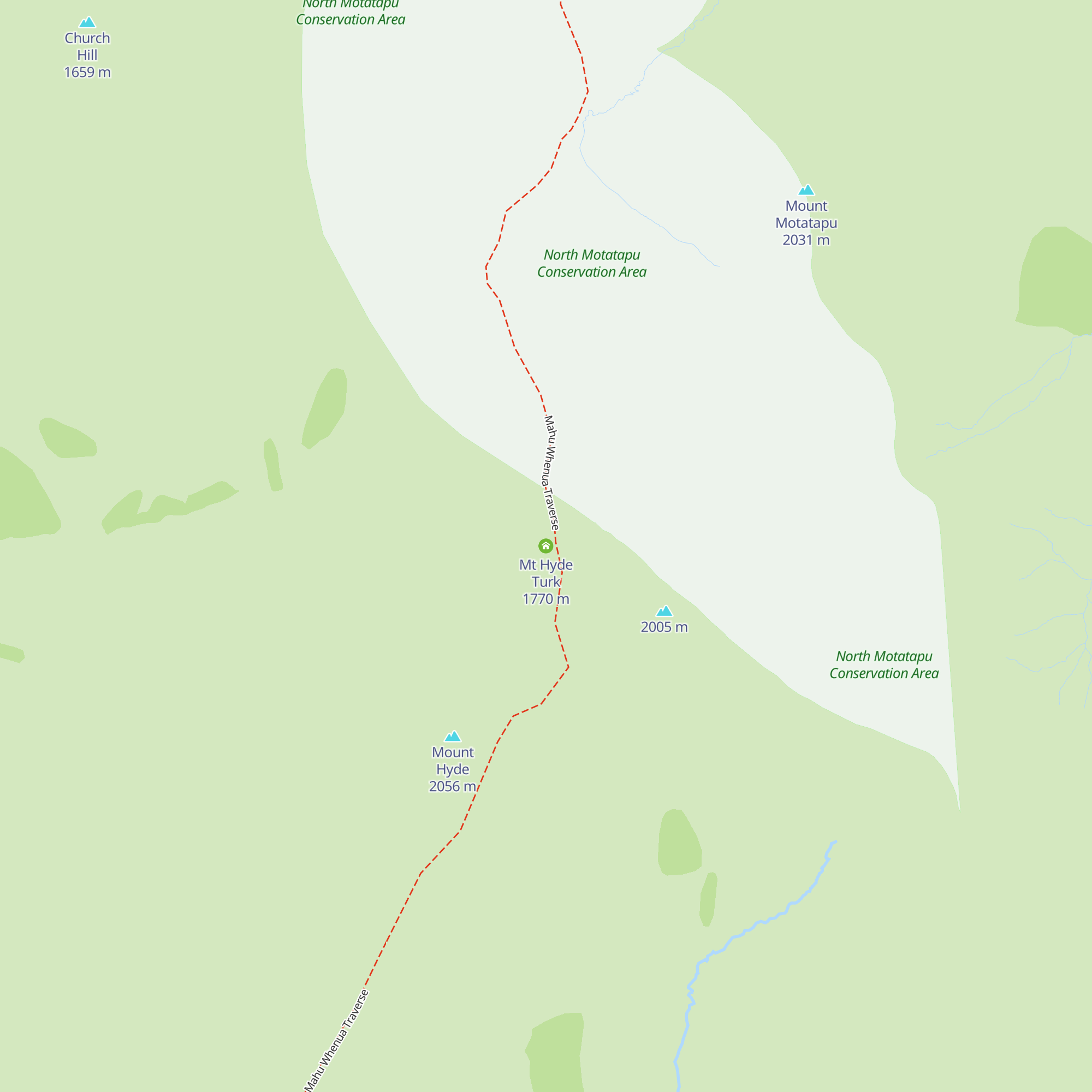 Mt Hyde Turk map