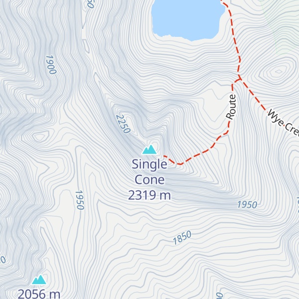 Map of Single Cone