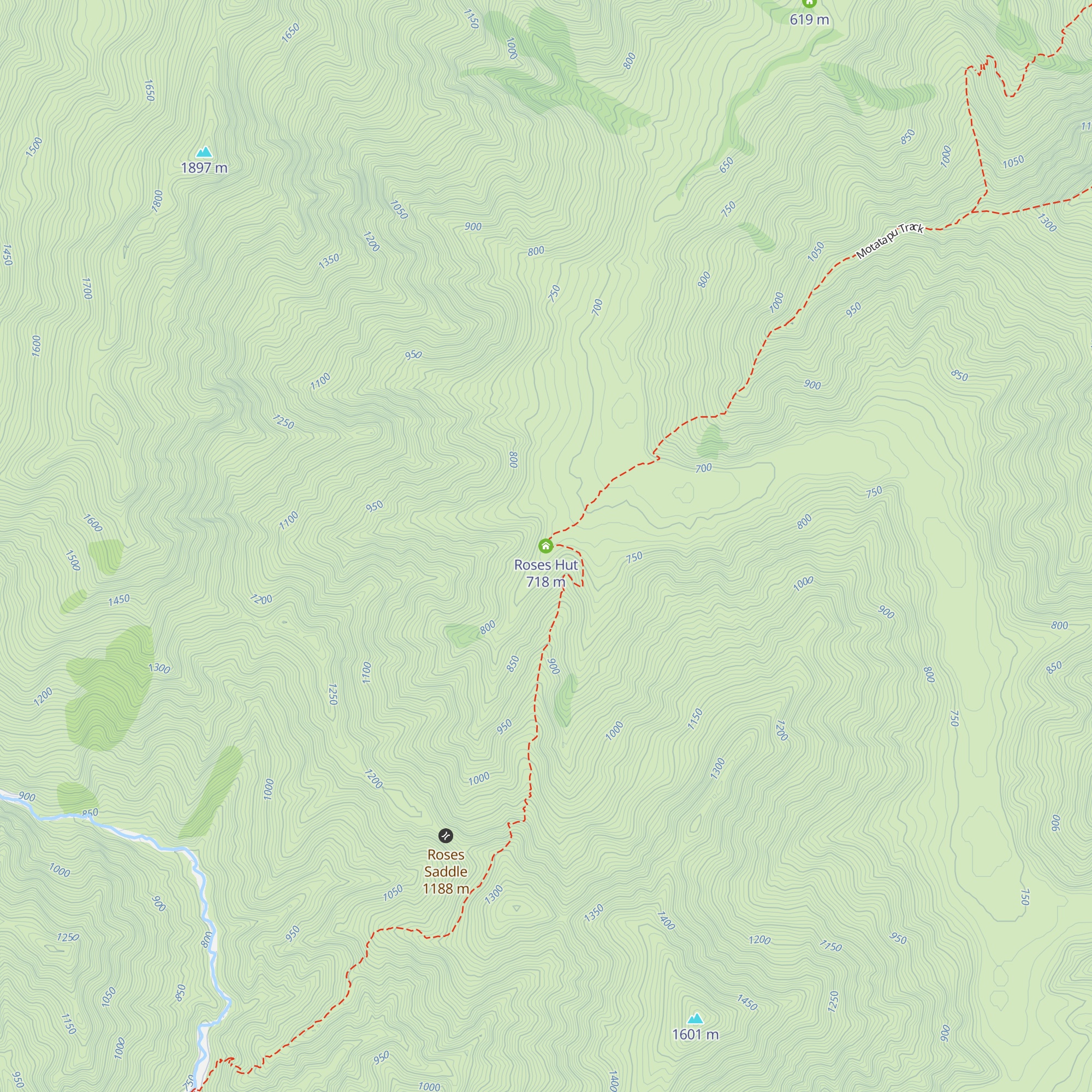 Roses Hut map