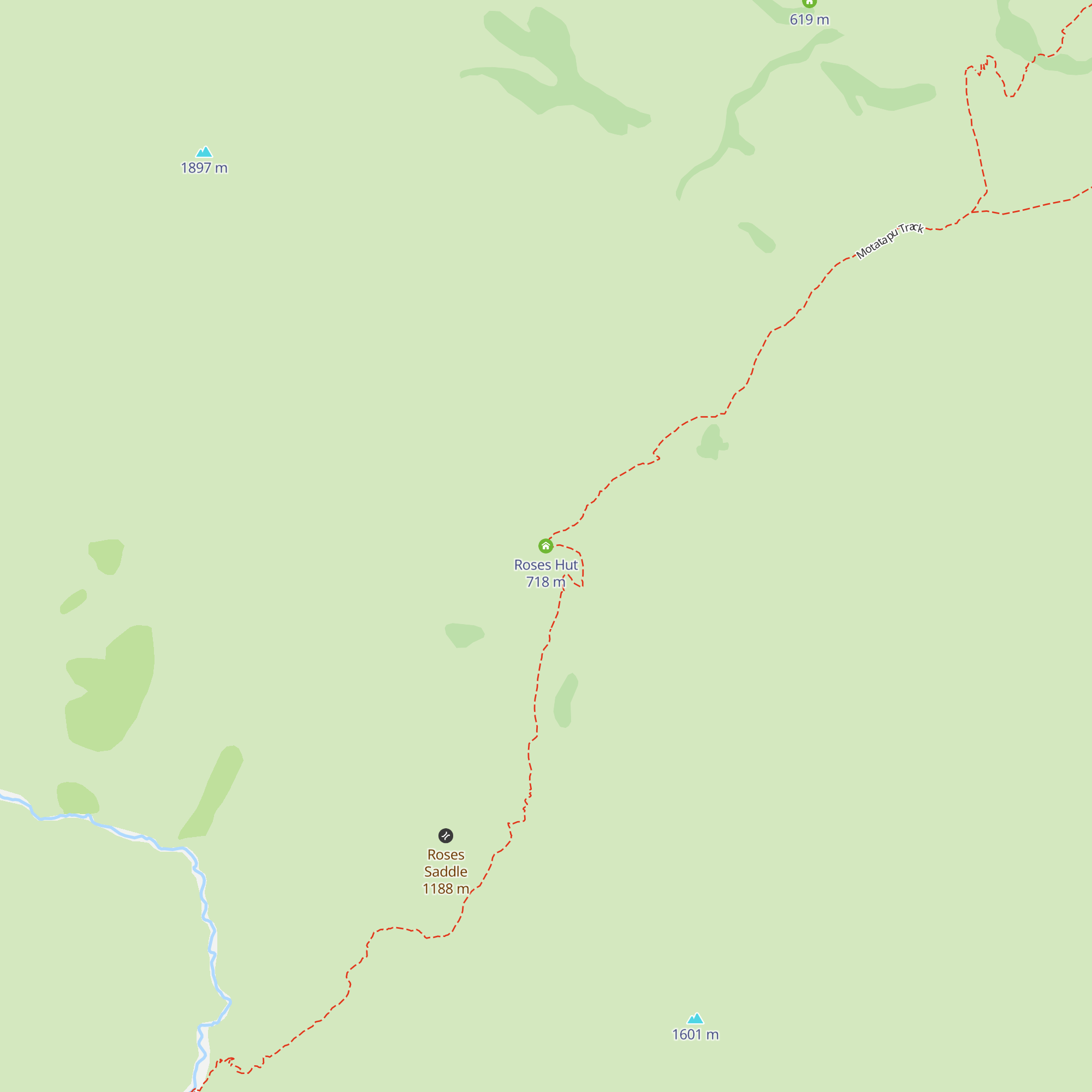 Roses Hut map