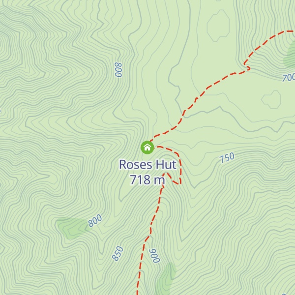 Map of Roses Hut