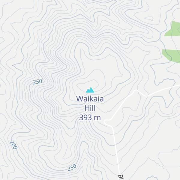 Map of Waikaia Hill