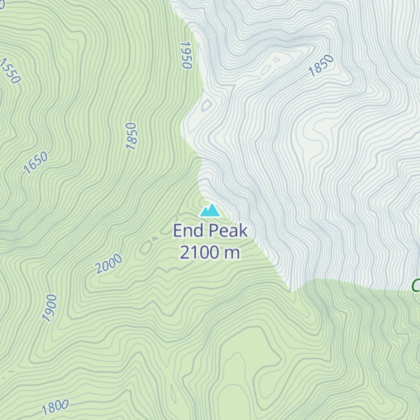 Map of End Peak