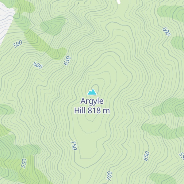 Map of Argyle Hill