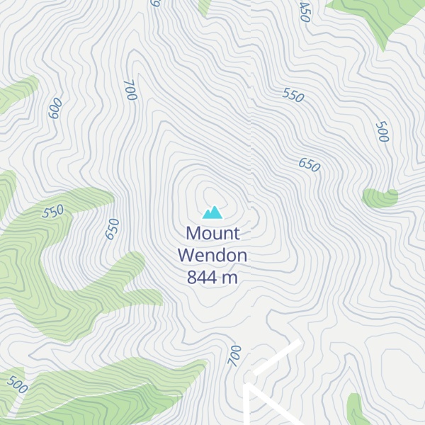 Map of Mount Wendon
