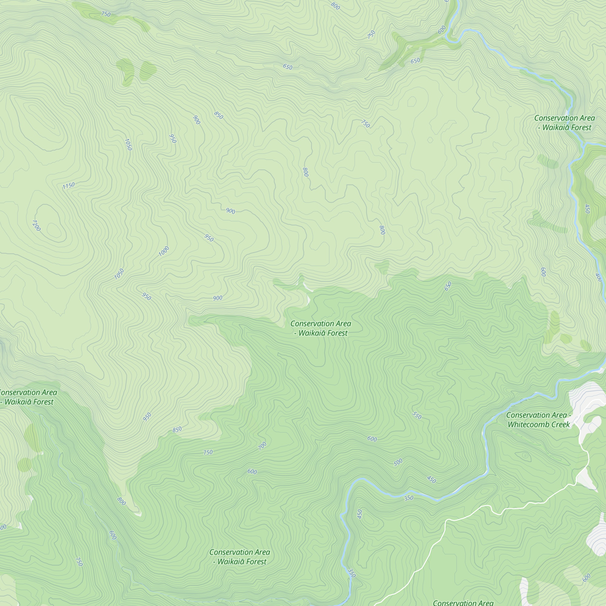 Bush Huts map