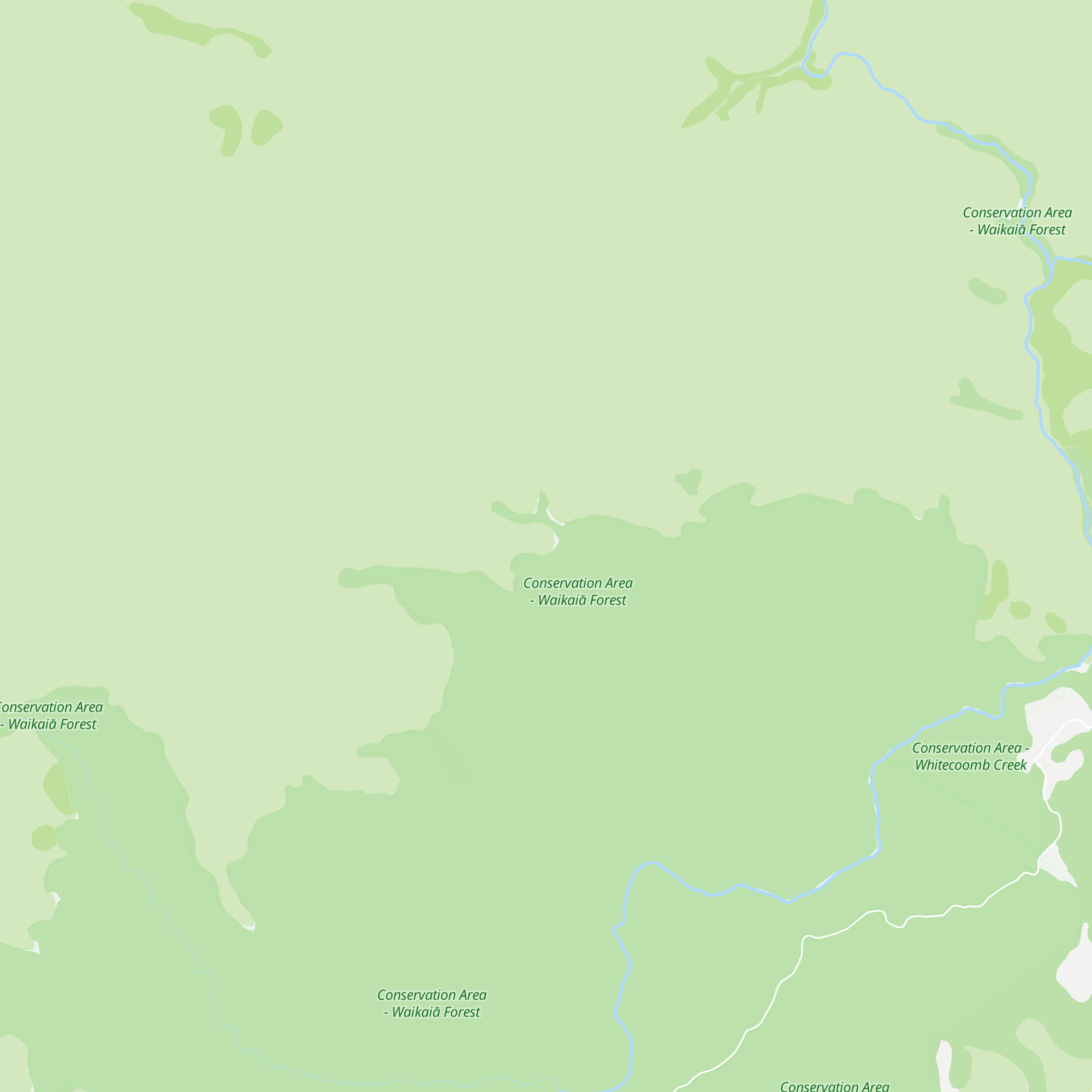 Bush Huts map