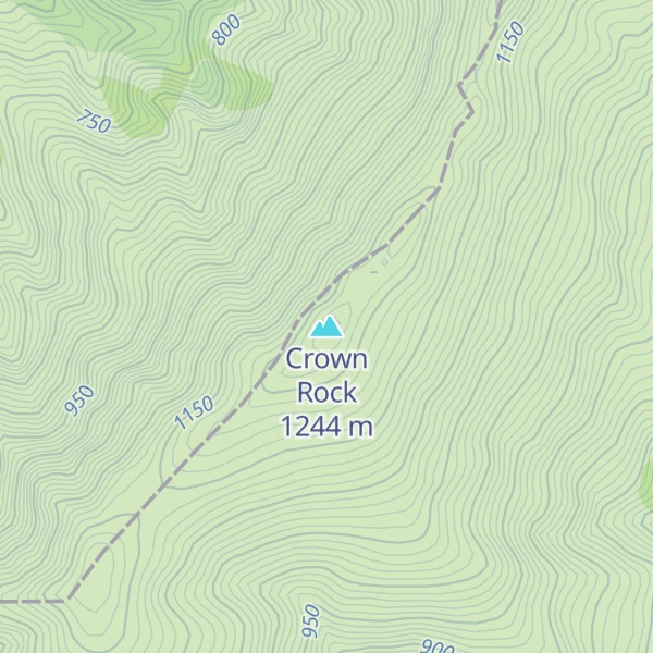 Map of Crown Rock