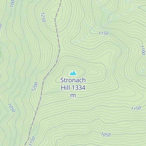 Map of Stronach Hill