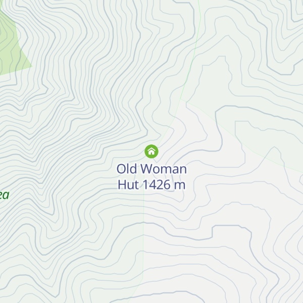 Map of Old Woman Hut