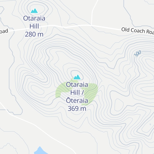 Map of Otaraia Hill / Ōteraia