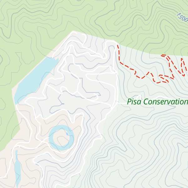 Map of Musterers Hut