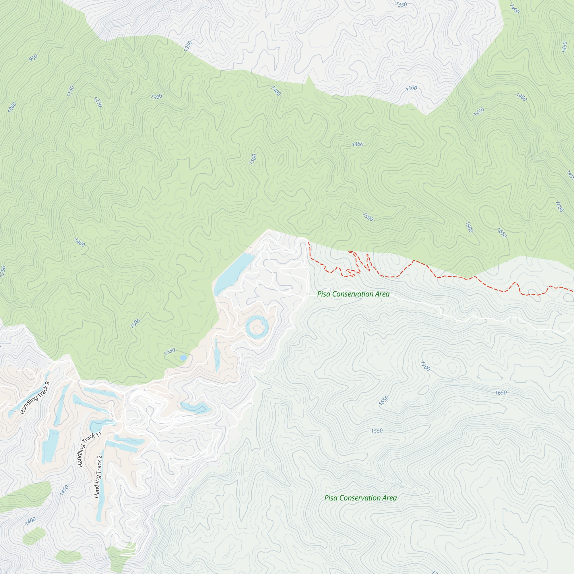 Musterers Hut map
