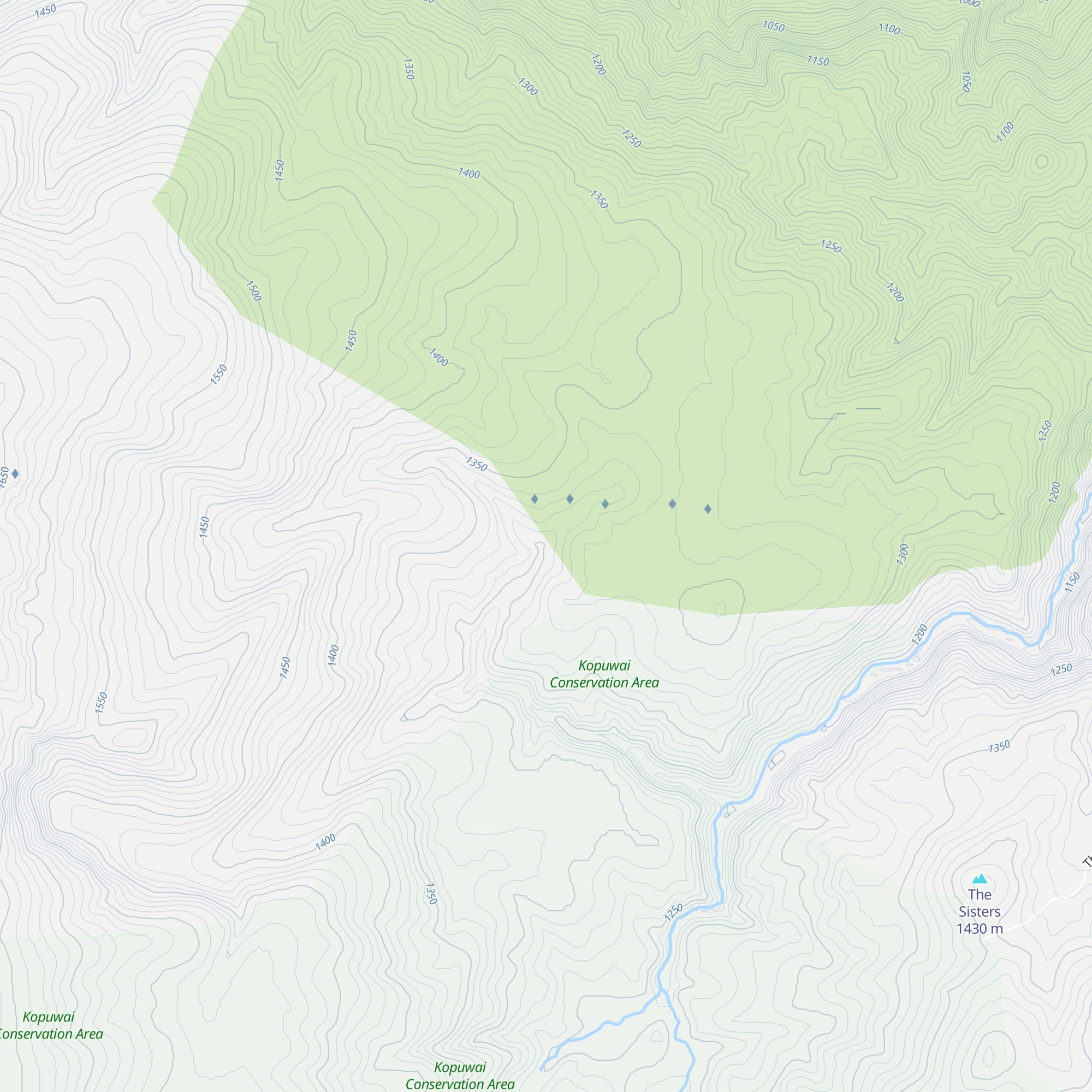 Whites Hut map