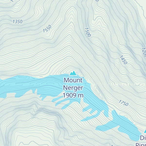 Map of Mount Nerger