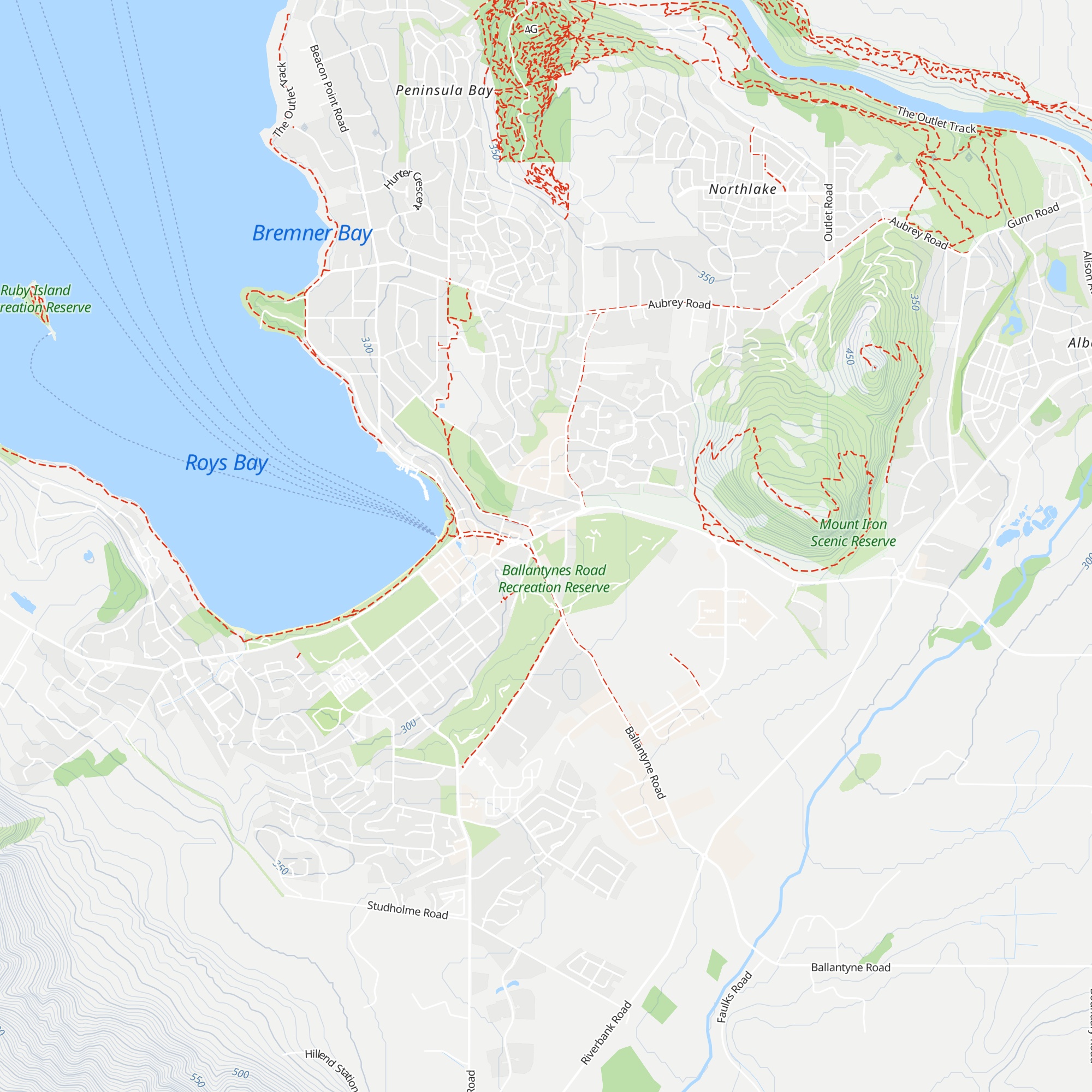DOC Visitor Centre map