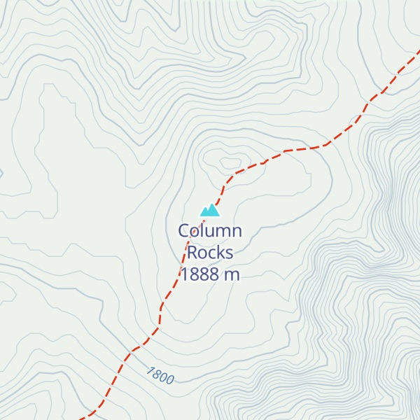 Map of Column Rocks