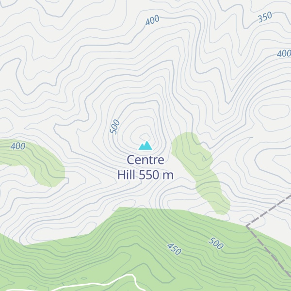Map of Centre Hill
