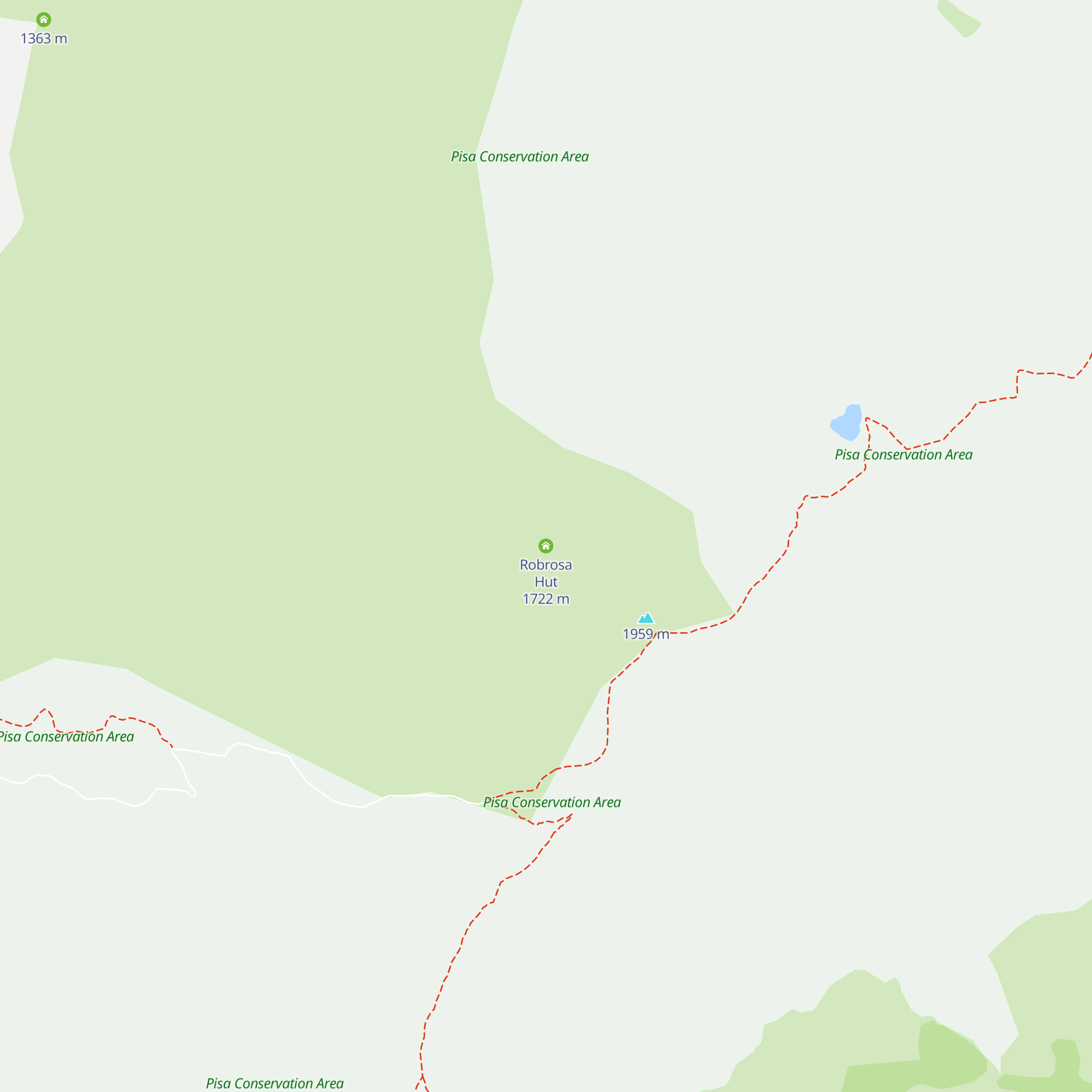 Robrosa Hut map
