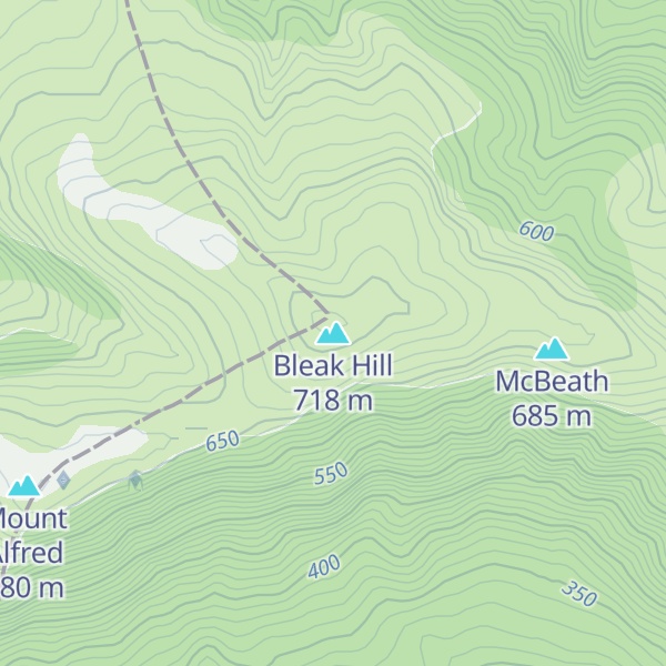 Map of Bleak Hill