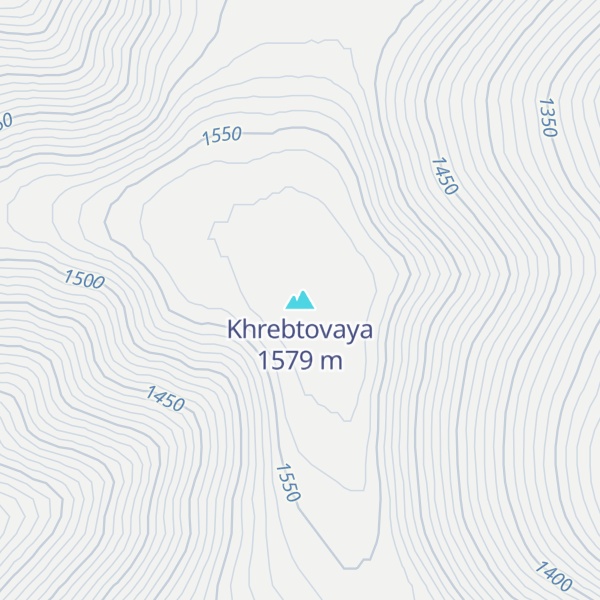 Map of Khrebtovaya