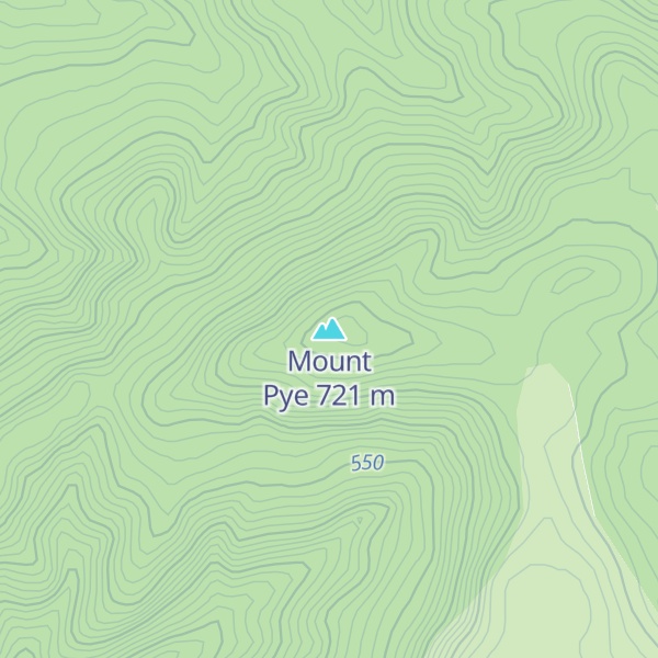 Map of Mount Pye