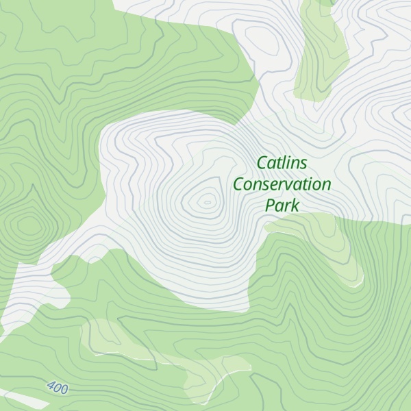 Map of Catlins Cone