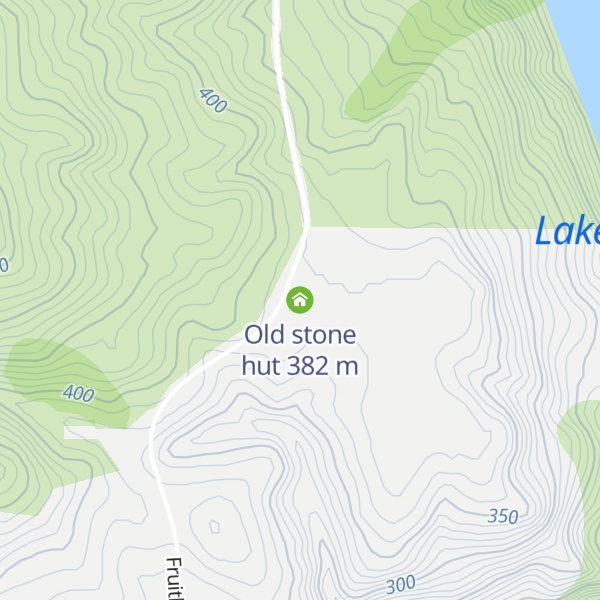 Map of Old stone hut