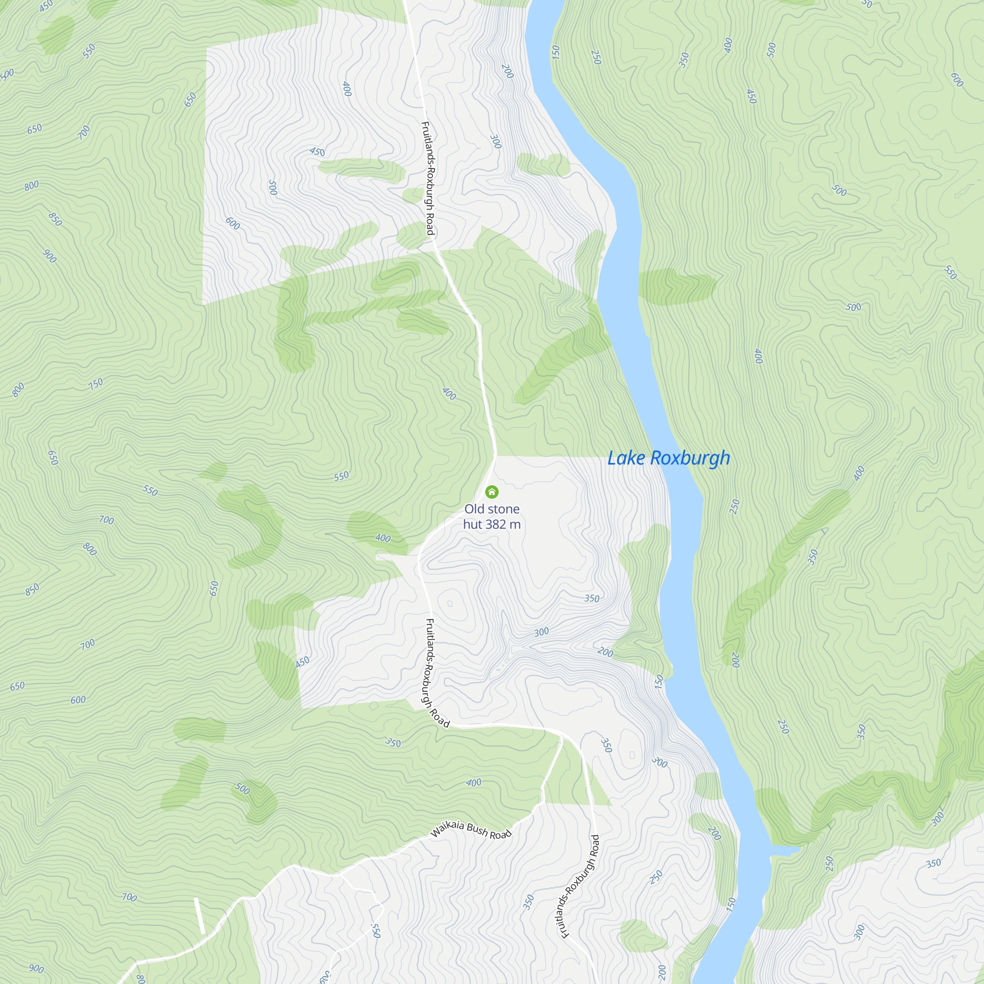 Old stone hut map