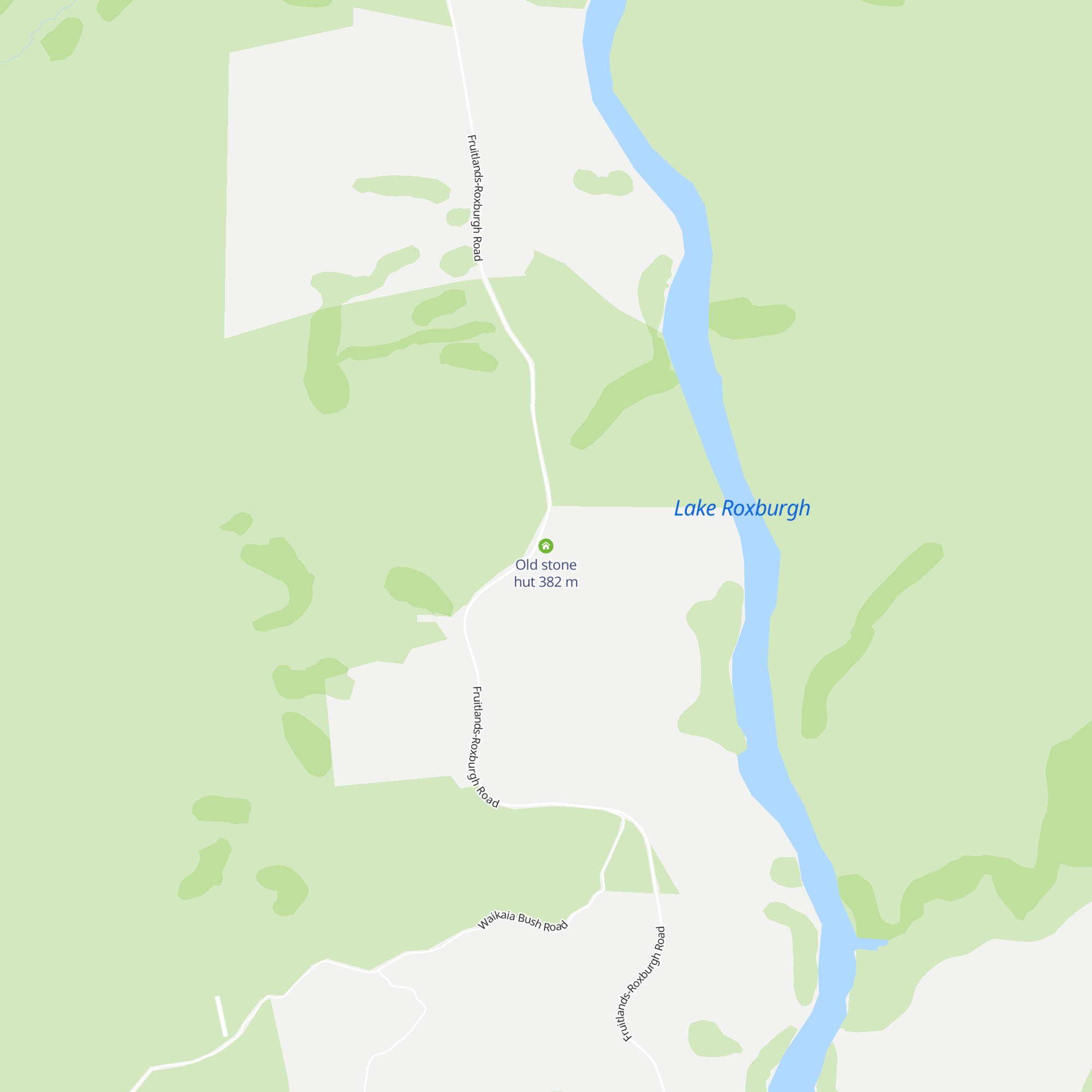 Old stone hut map