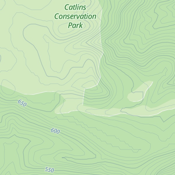Map of Ajax Hill