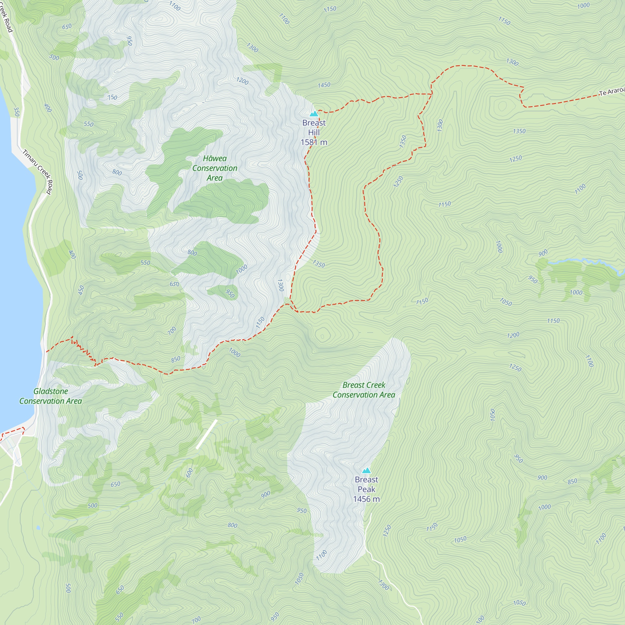 Pakituhi Hut map