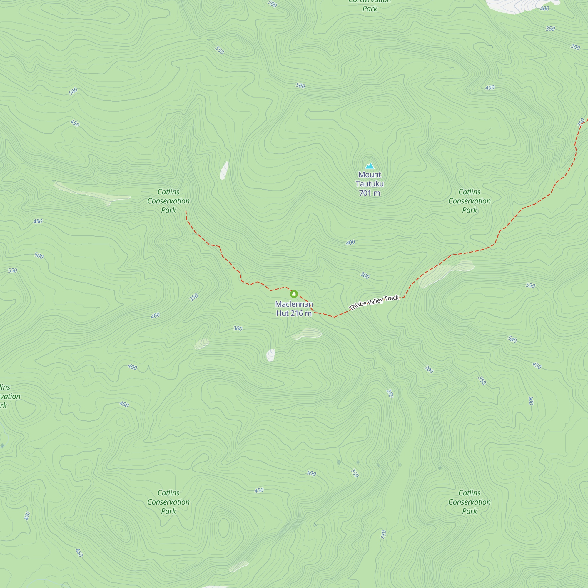 Maclennan Hut map