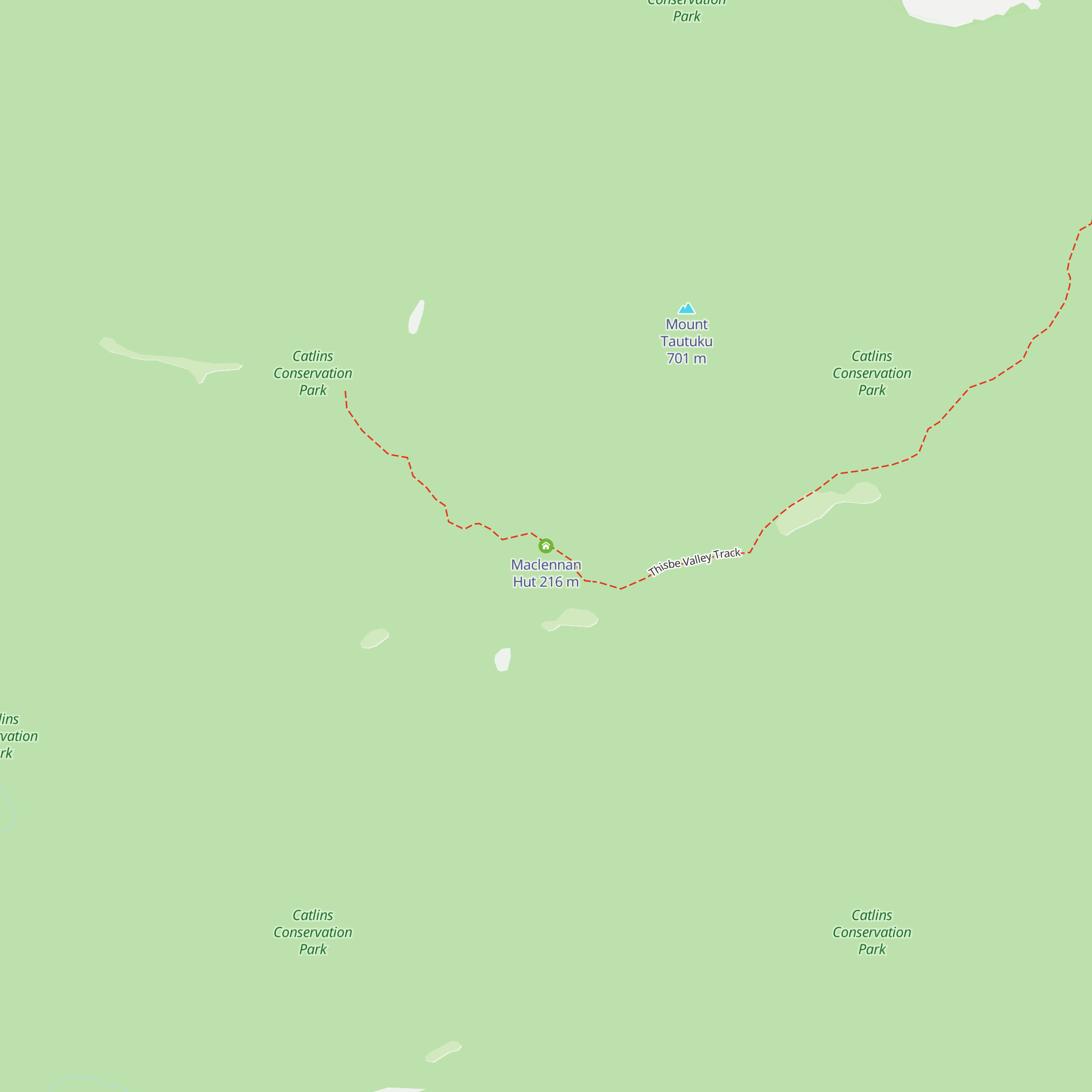 Maclennan Hut map